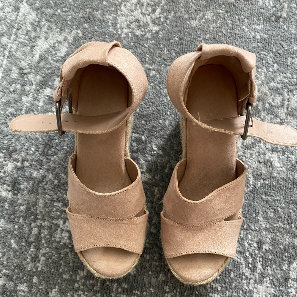 Blush Universal Thread Espadrille Wedge